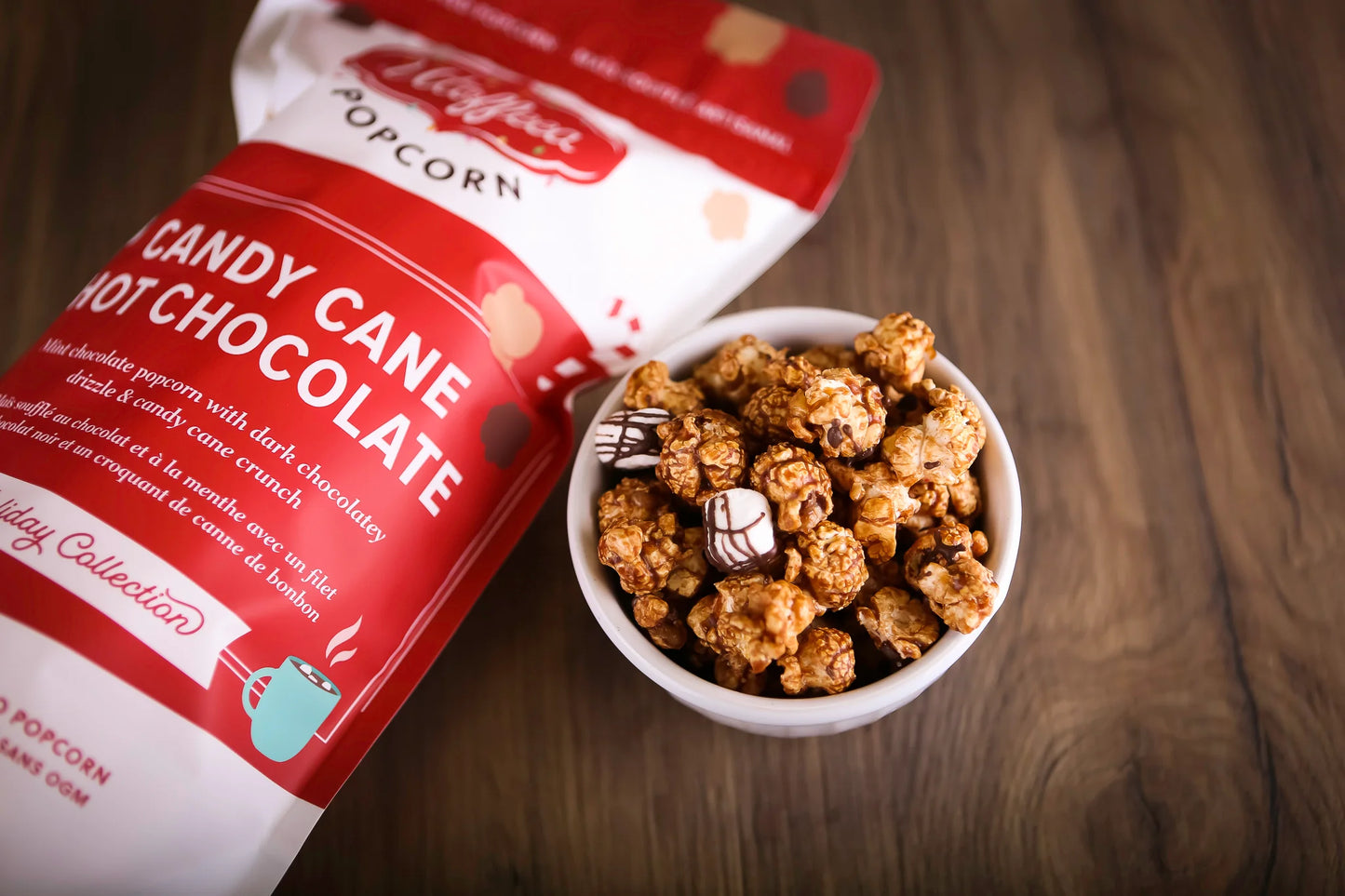 Toffee Popcorn - Candy Cane Hot Chocolate