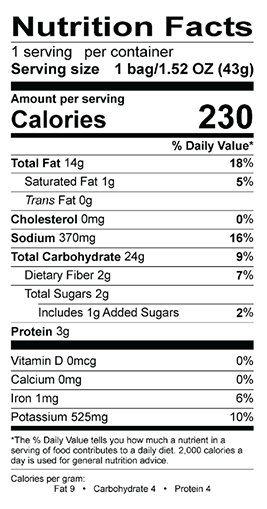 Potato Chips 198g - Fire