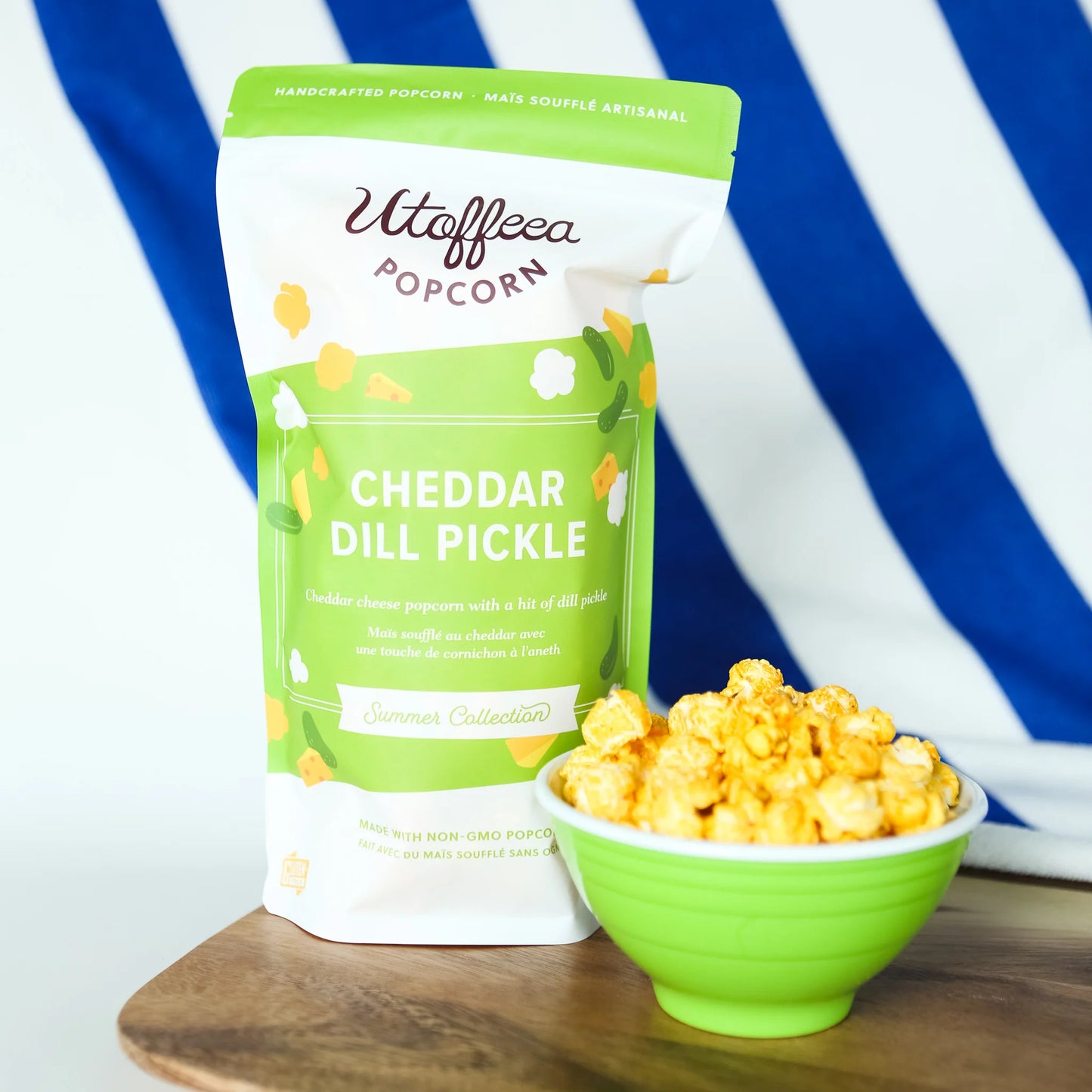 Toffee Popcorn, Cheddar Dill Pickle