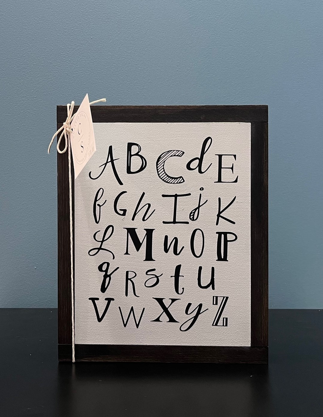 ABC, 9x11 sign