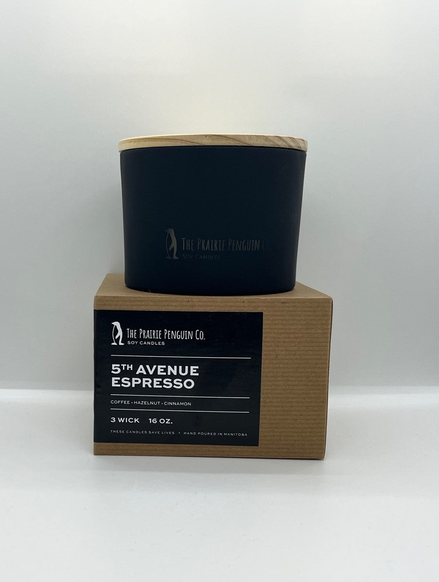 5th Ave Espresso candle