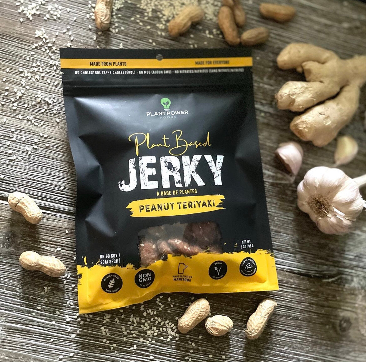 Peanut Butter Teriyaki Jerky