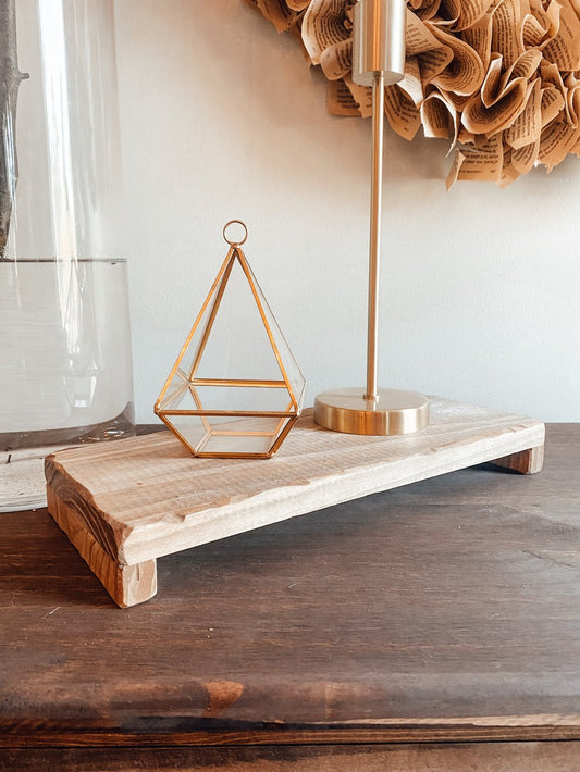 Distressed Wood Riser