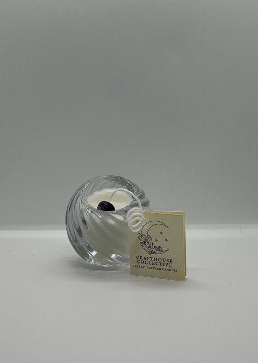 Crystal Infused Candle - Peppermint Twist