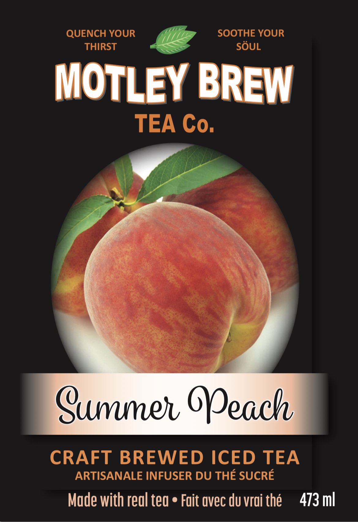 Craft Brewed Iced Tea - Summer Peach