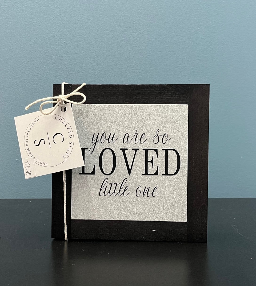 So loved, 6x6 sign